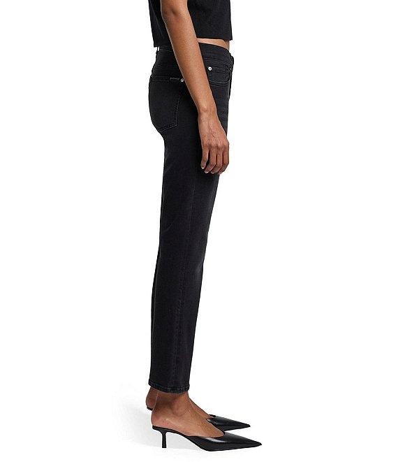 7 For All Mankind Daisy Ankle Boot Denim Jeans Product Image