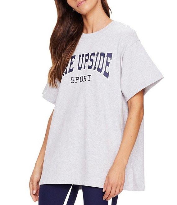 The Upside Harbor Sammi Organic Cotton Crew Neck Short Sleeve Tee Product Image