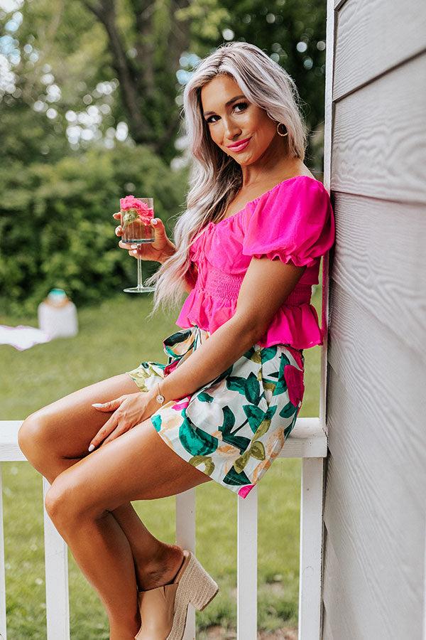 Positano Pretty Smocked Top Product Image