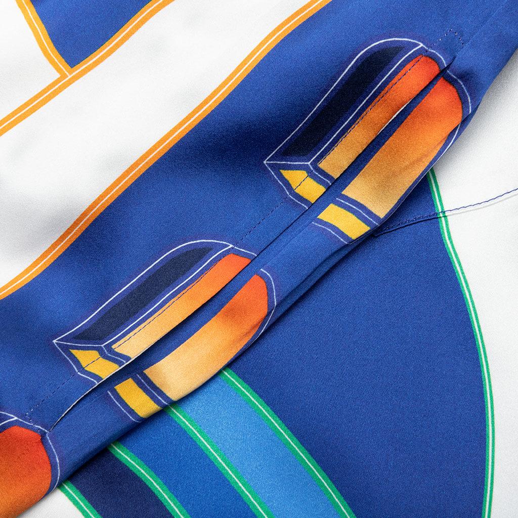 Paysage Silk Satin Shorts - Multi Male Product Image