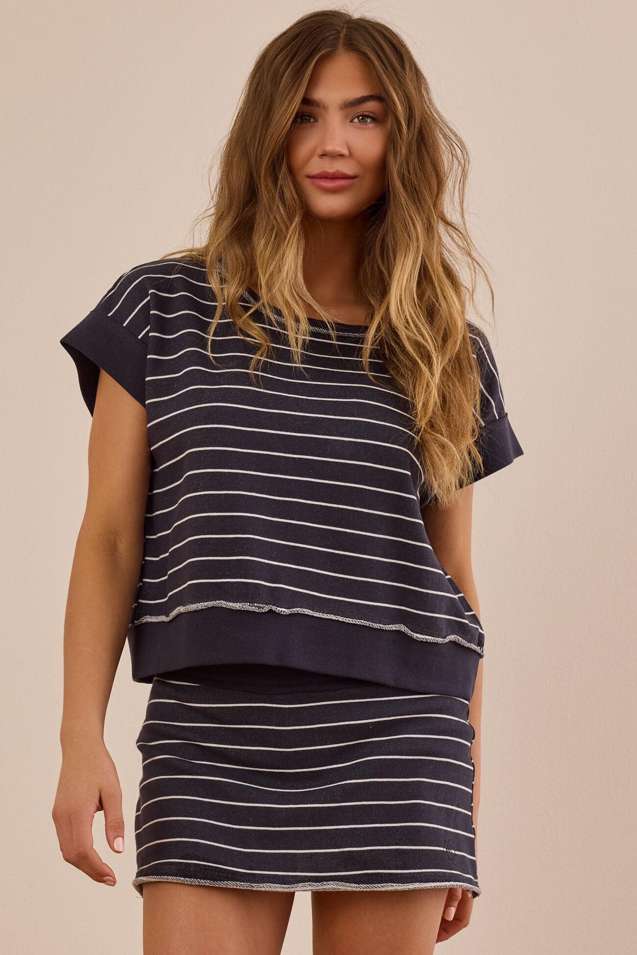 Easy Days Stripe Crew Product Image