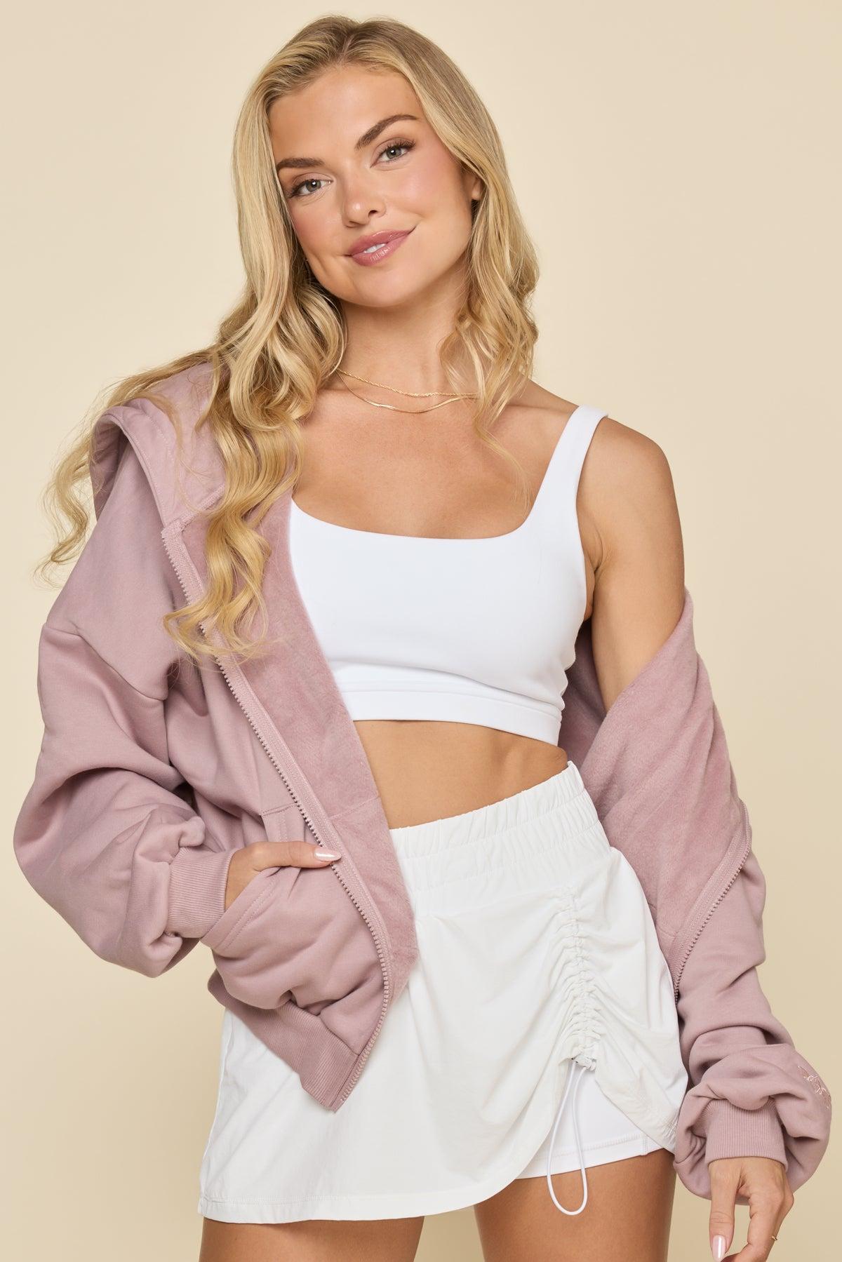 Zip Cloud Hoodie - Ivory Product Image