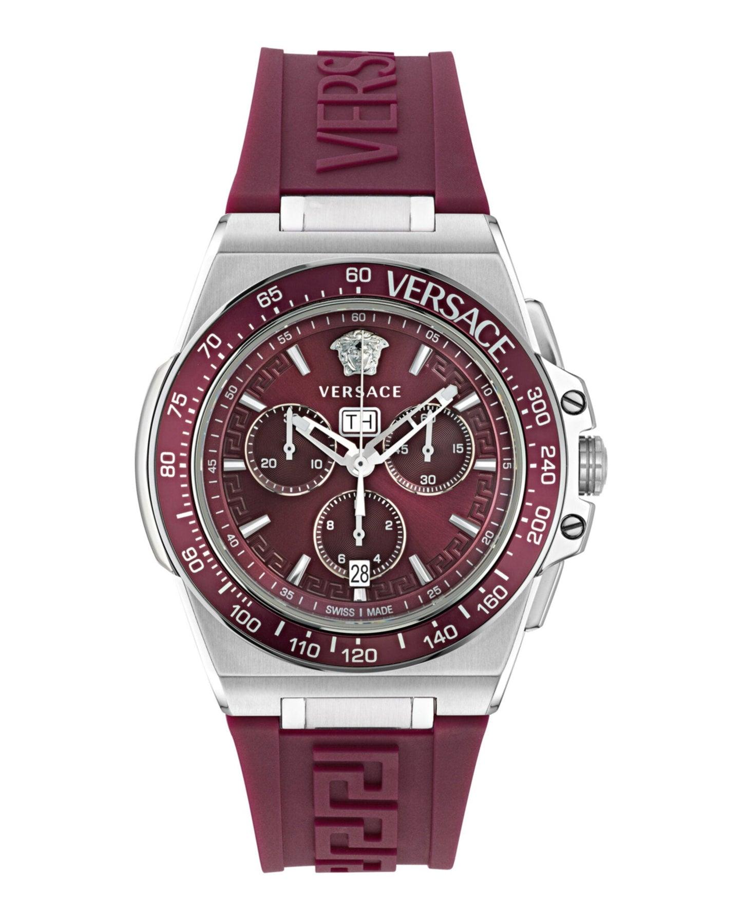 Versace Greca Extreme Chrono Silicone Watch Product Image