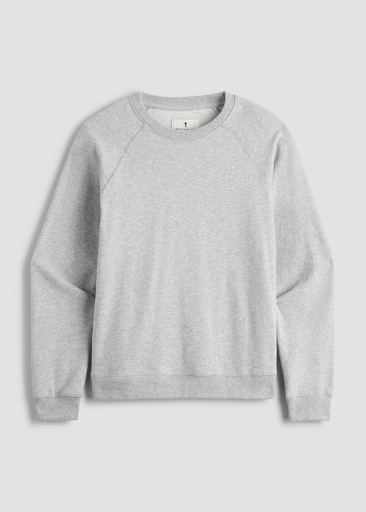 Wearever French Terry Crewneck Sweatshirt for Tall Women in Grey Mix Female Product Image