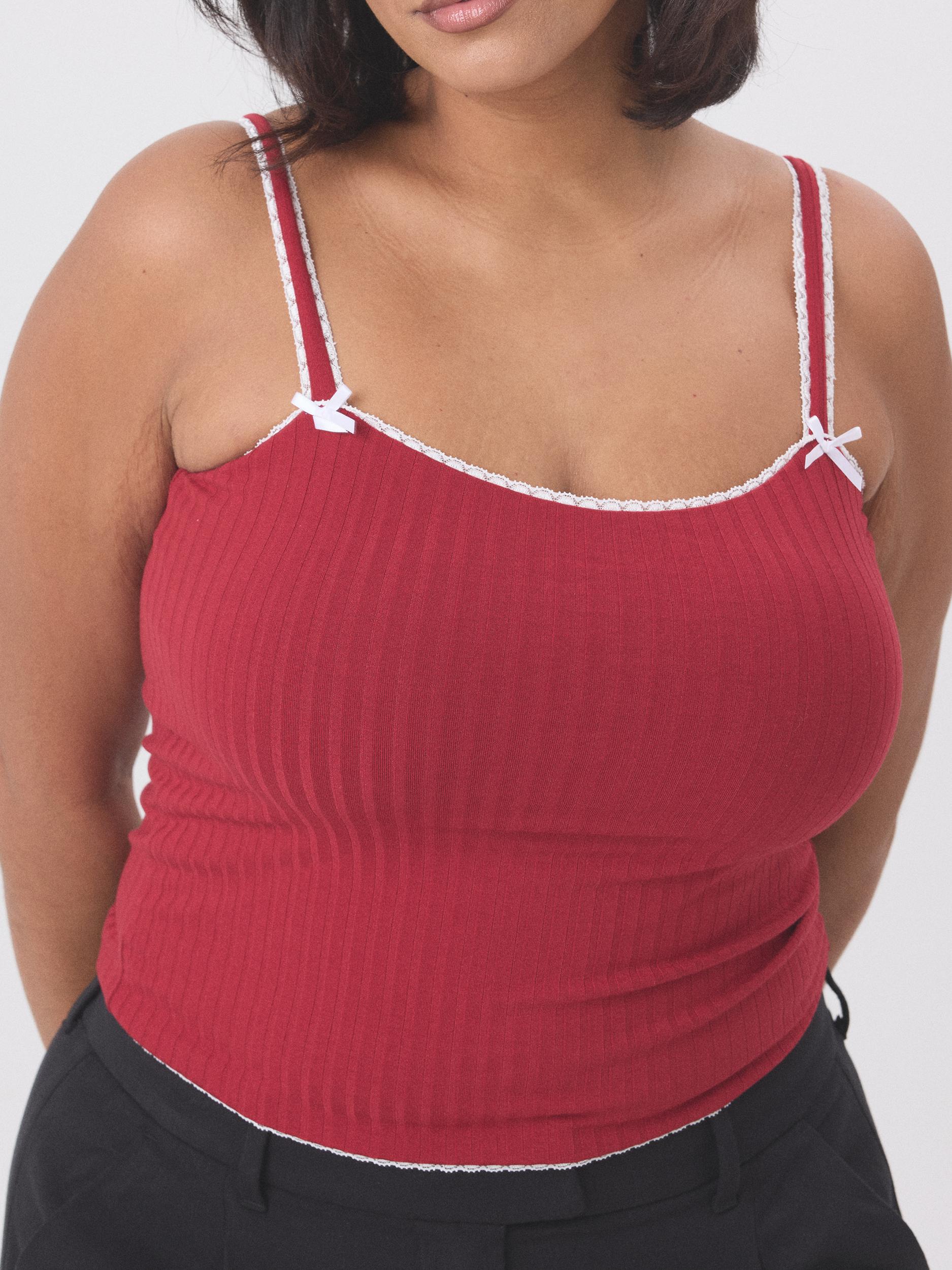 Lace Trim Tank Product Image