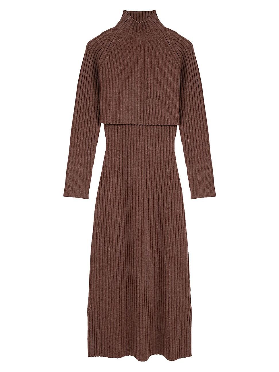 Womens 2-in-1 Wool Maxi Dress Product Image