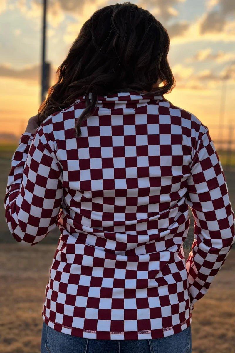 Sterling Kreek Maroon Pep Rally Pullover Product Image