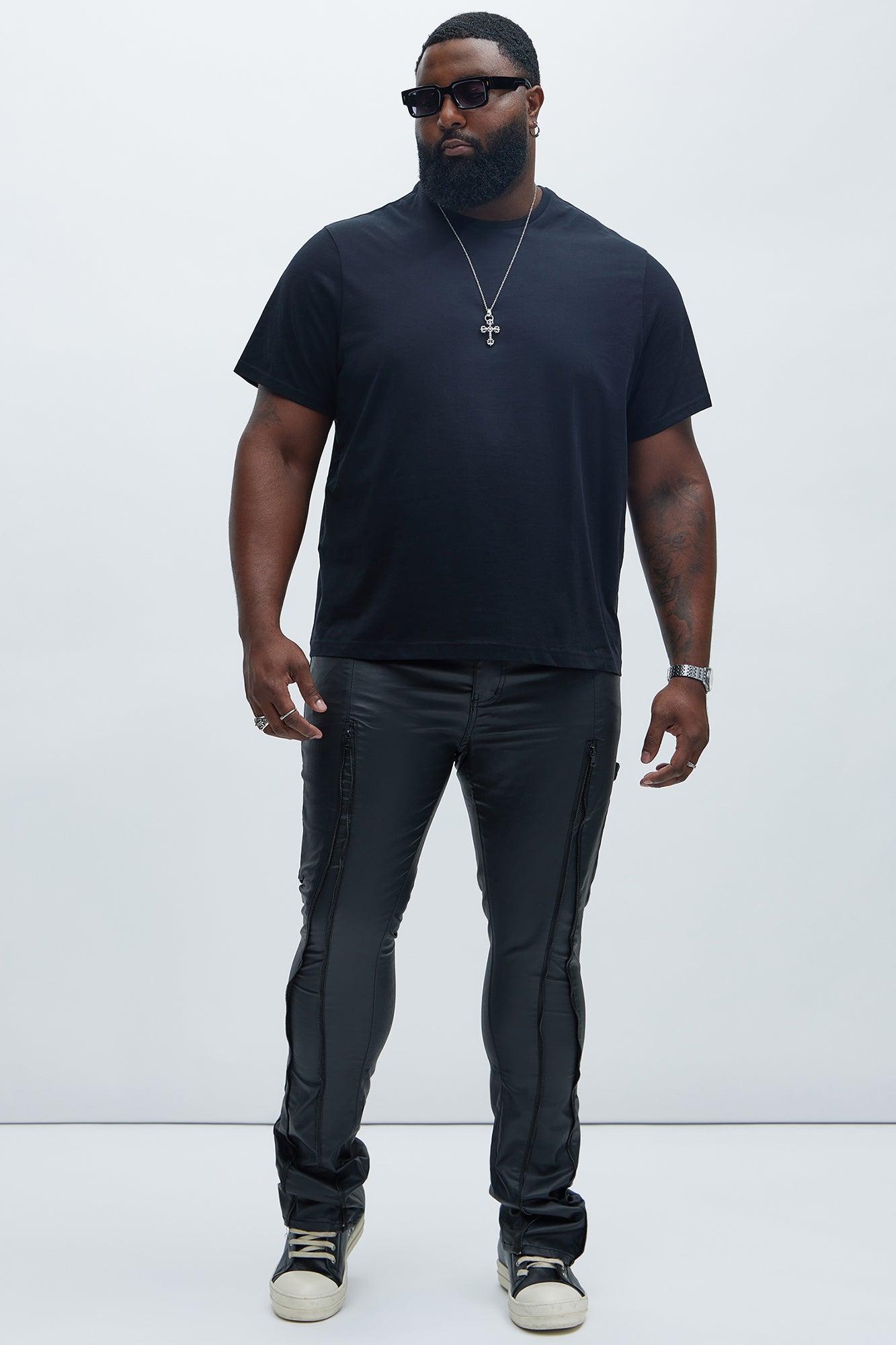 FN Essential Crew Tees 3 Pack - Black Product Image