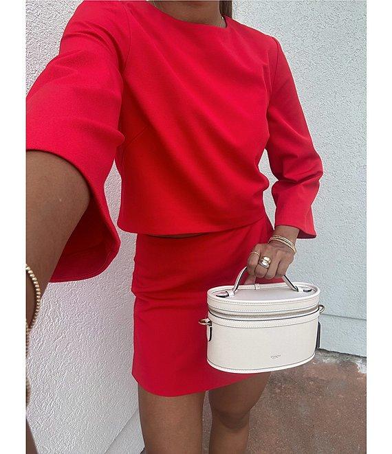 Antonio Melani Edina Round Neck Long Sleeve Blouse Product Image