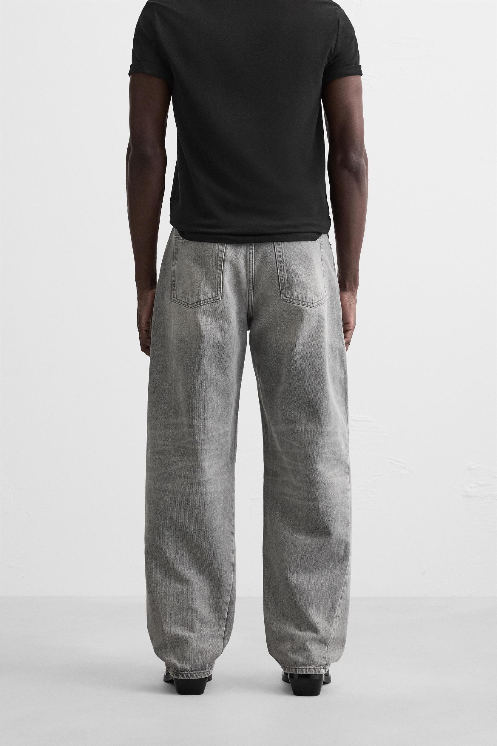 BAGGY FIT JEANS WITH SEAMS Product Image