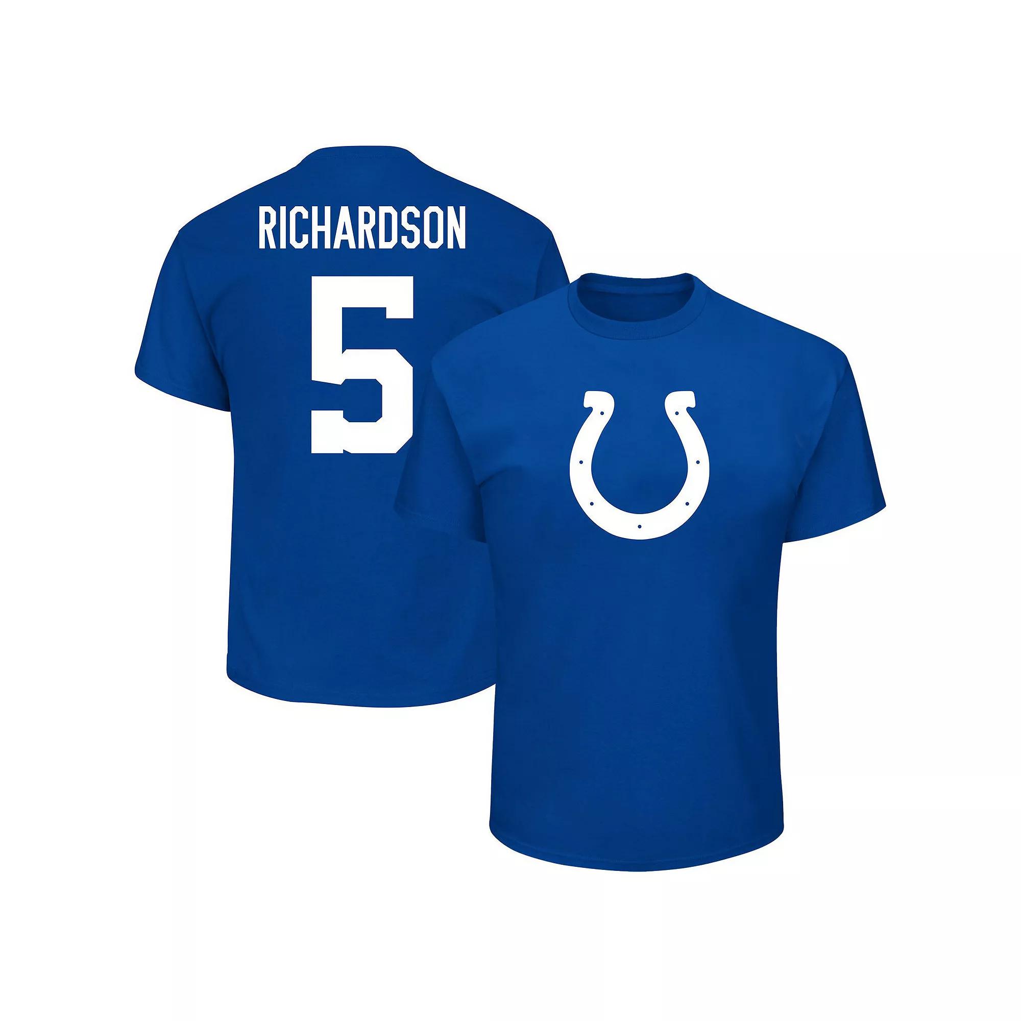 Men's Fanatics Branded Anthony Richardson Royal Indianapolis Colts Big & Tall Player Name & Number T-Shirt,  Product Image