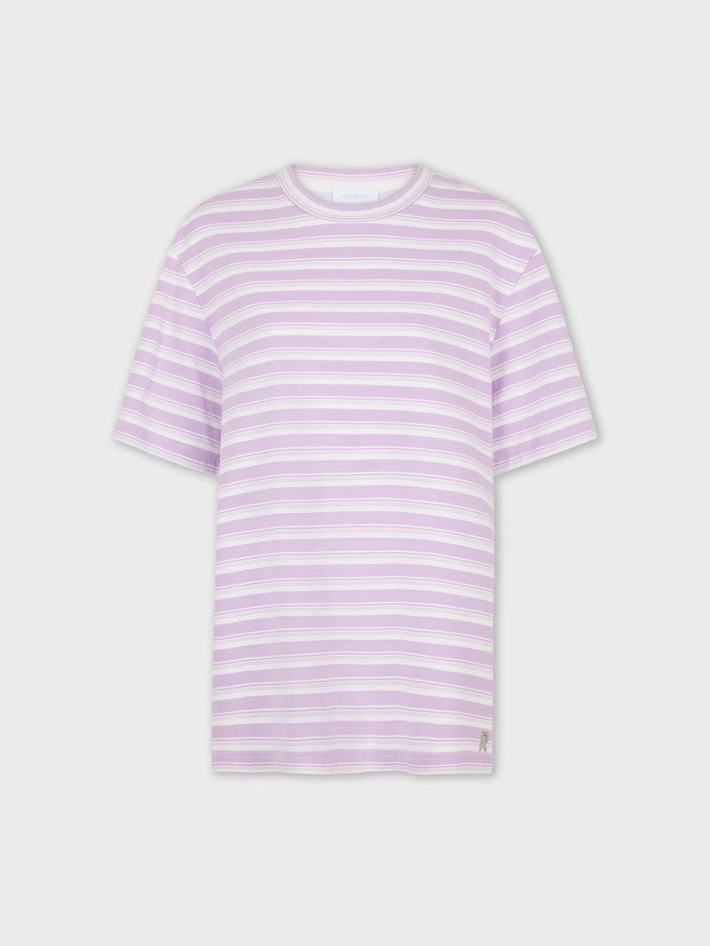 PURPLE OVERSIZED TEE-SHIRT IN COTTON JERSEY Product Image