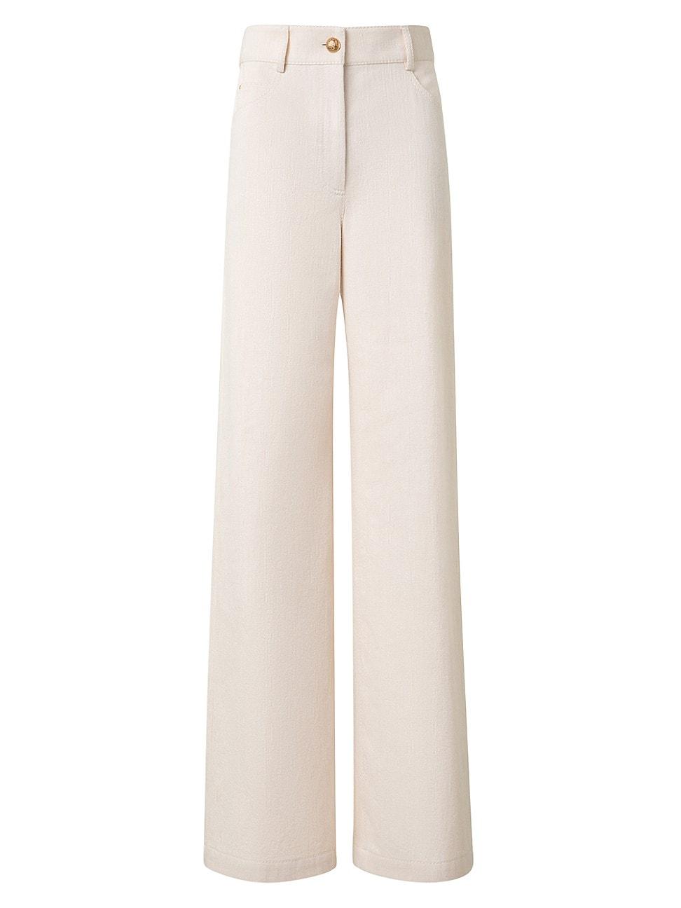Womens Cooper Cotton-Wool Wide-Leg Pants Product Image