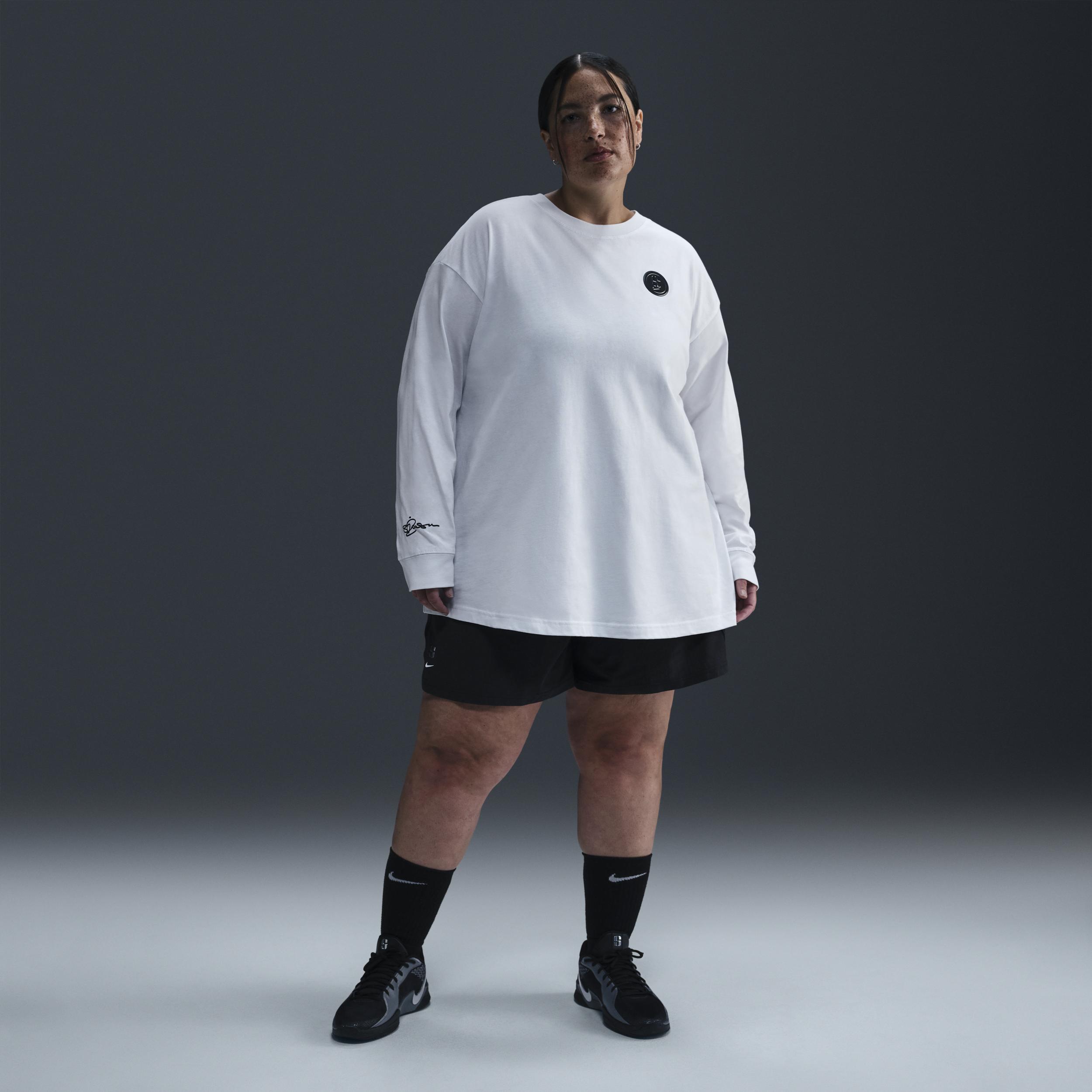 Nike Women's Sabrina Long-Sleeve Basketball T-Shirt (Plus Size) Product Image