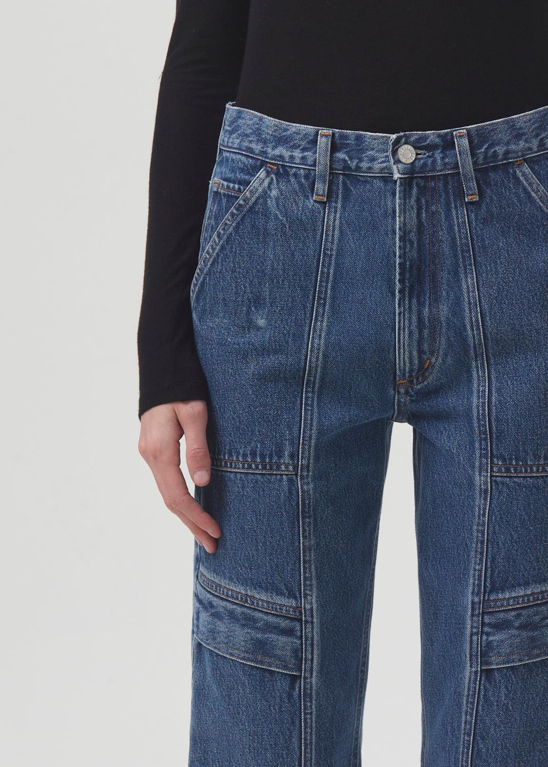 Agolde Cooper Cargo in Regulation Denim Pants Product Image