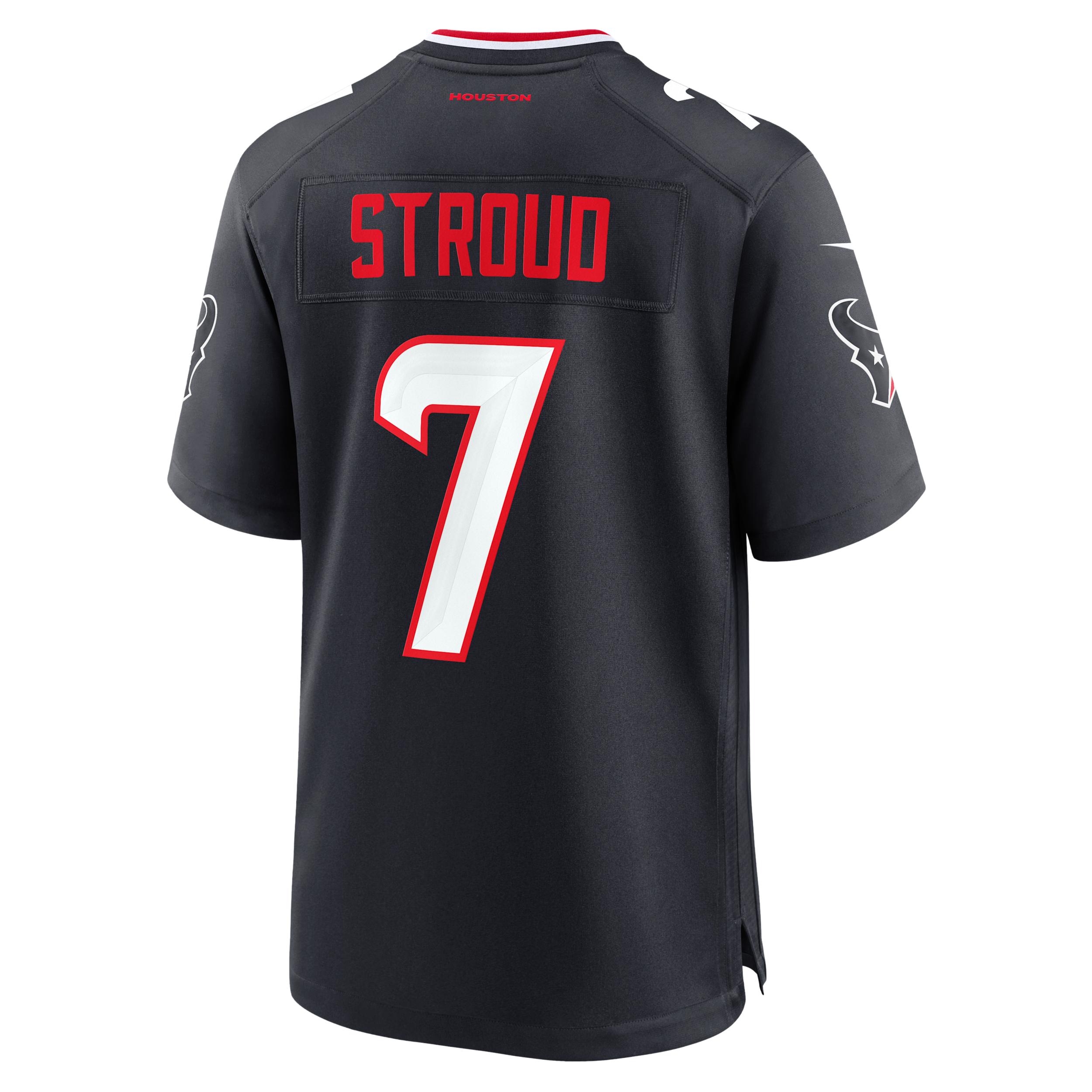 C.J. Stroud Houston Texans Nike Mens NFL Game Football Jersey | 67NM0B9F9HF-D1B Product Image