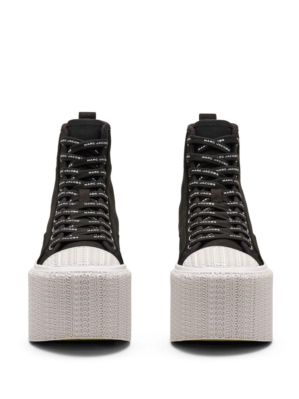 75mm platform canvas sneakers Product Image