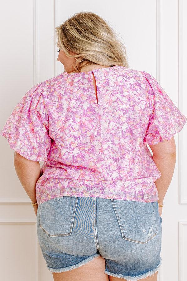 Hawaiian Paradise Floral Top Curves Product Image