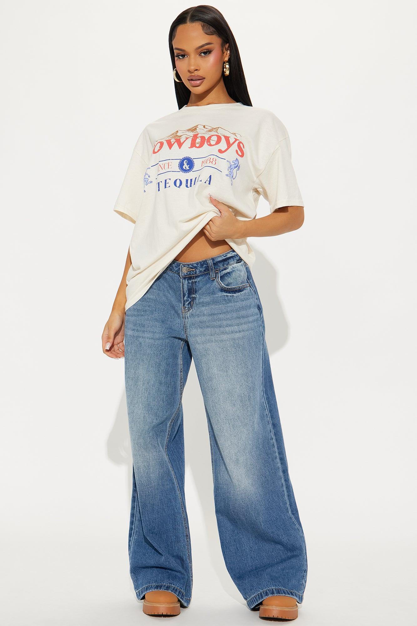 Cowboys Tequila Graphic Tee - Natural Product Image