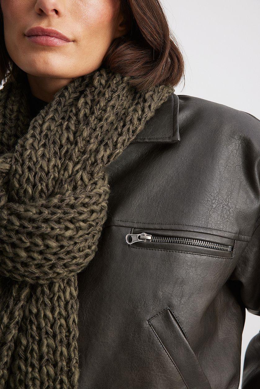 Chunky Knitted Scarf Product Image