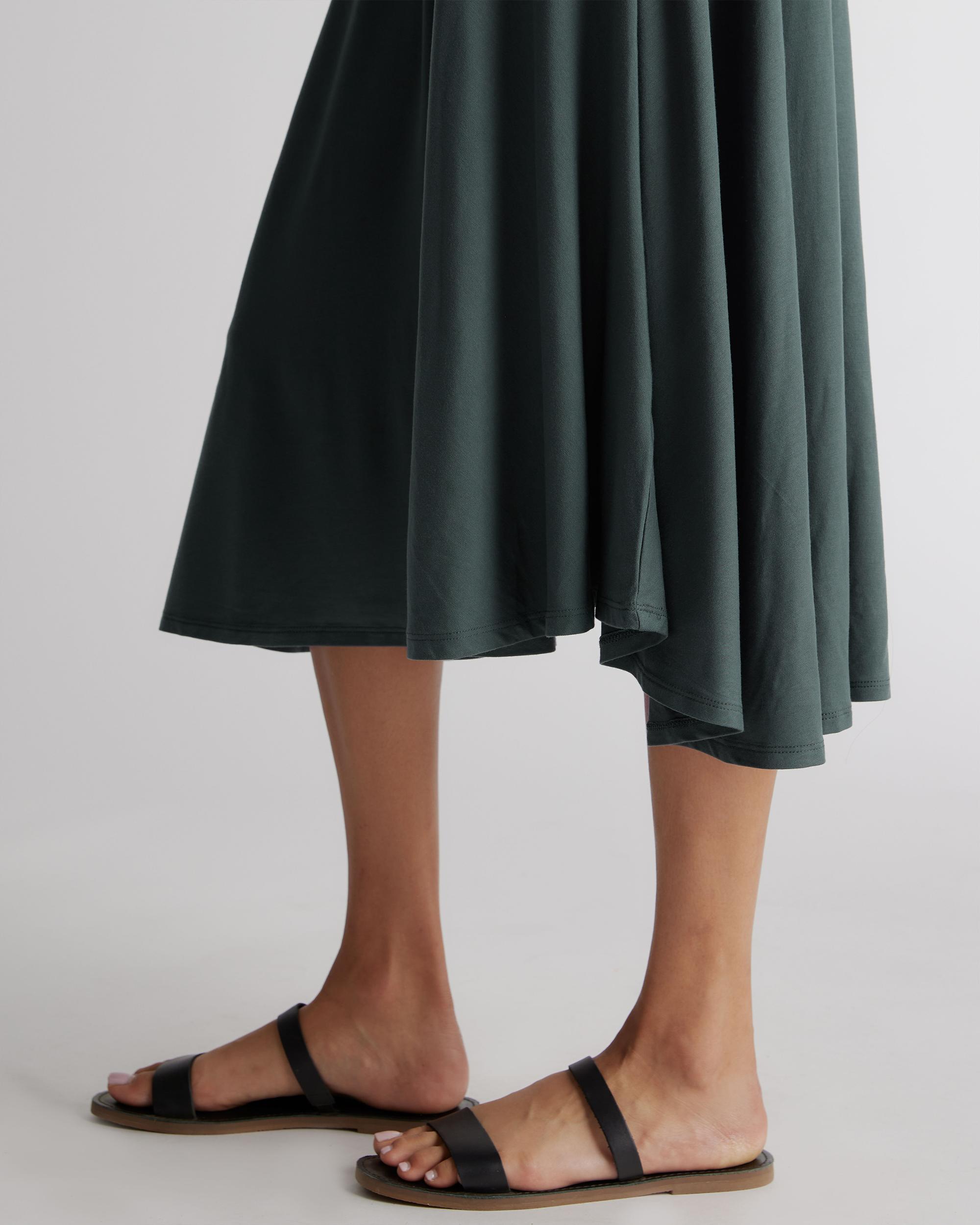 Quince | Women's Tencel Jersey Fit & Flare Dress Product Image