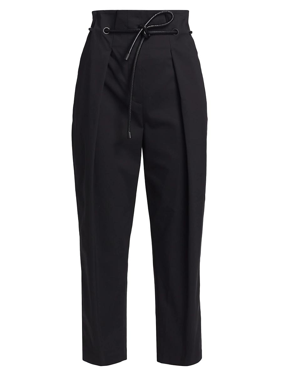 Womens Orgami Belted Straight-Leg Trousers Size 0 Product Image