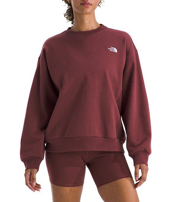 The North Face Evolution Embroidered Logo Crew Neck Long Sleeve Pullover Product Image