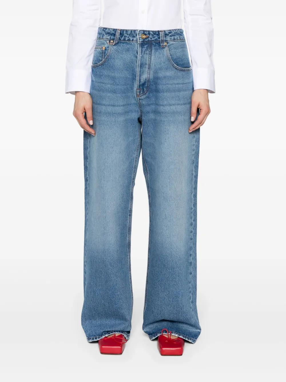Nîmes mid-rise wide jeans Product Image