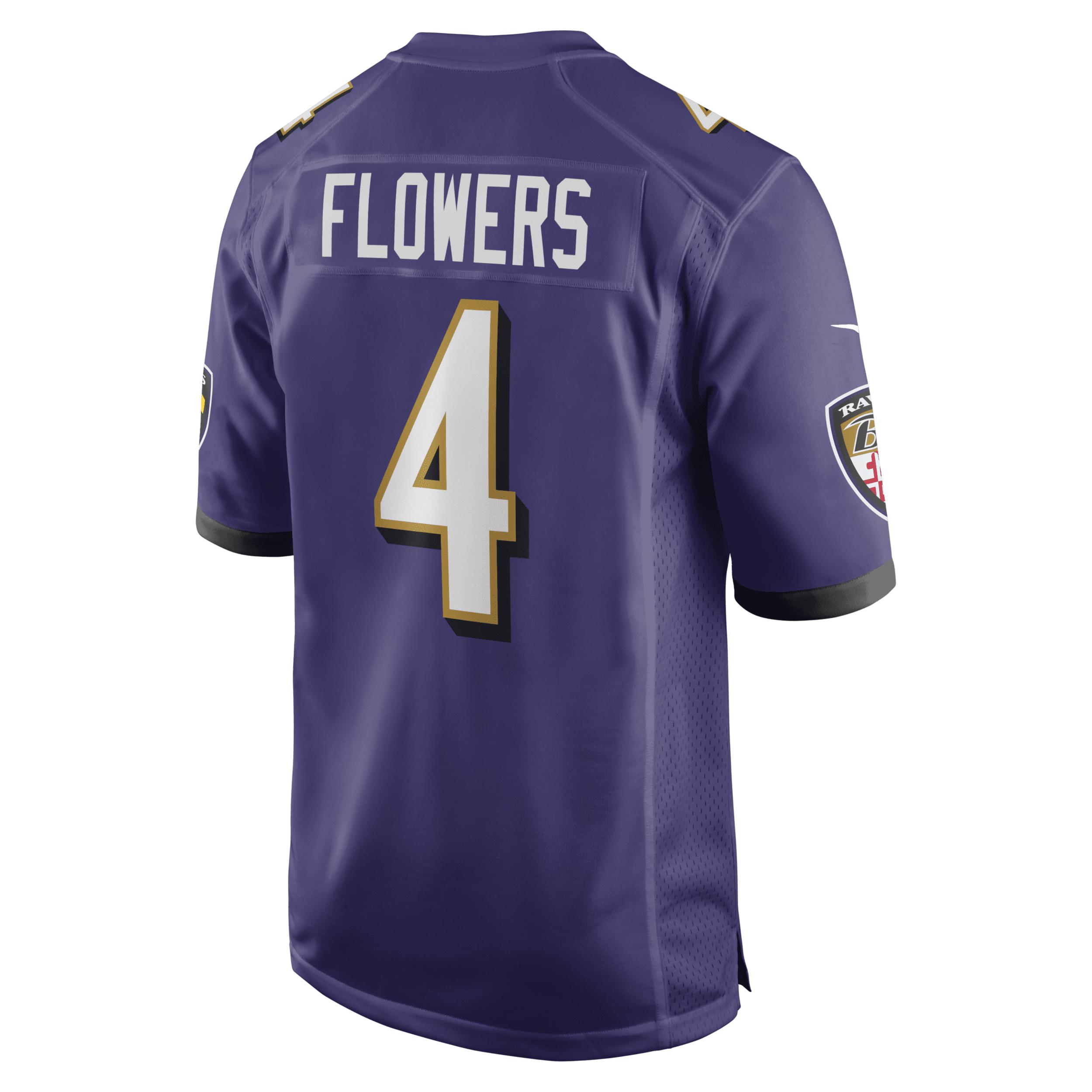 Zay Flowers Baltimore Ravens Nike Mens NFL Game Football Jersey | 67NMBLGH8GF-00P Product Image