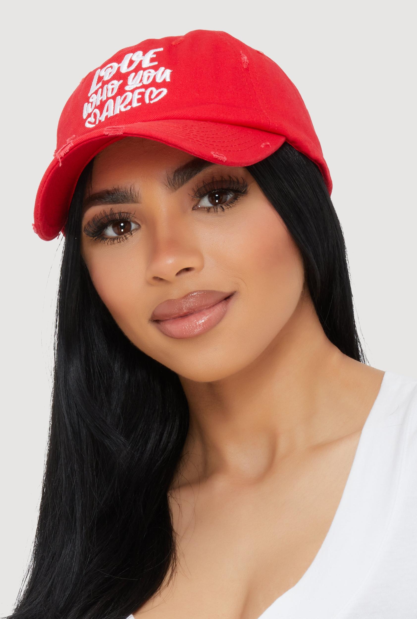 Love Who You Are Baseball Cap Female Product Image