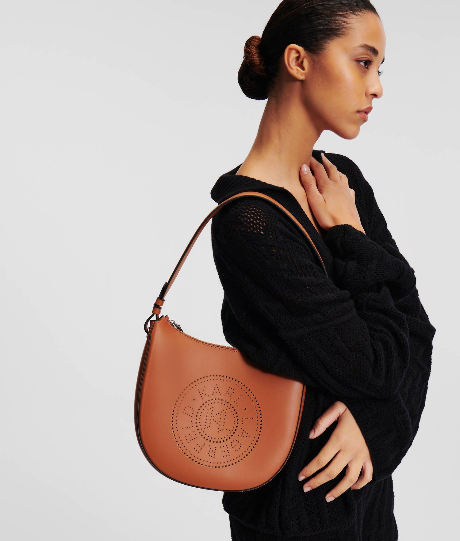K/CIRCLE PERFORATED MOON SHOULDER BAG Product Image