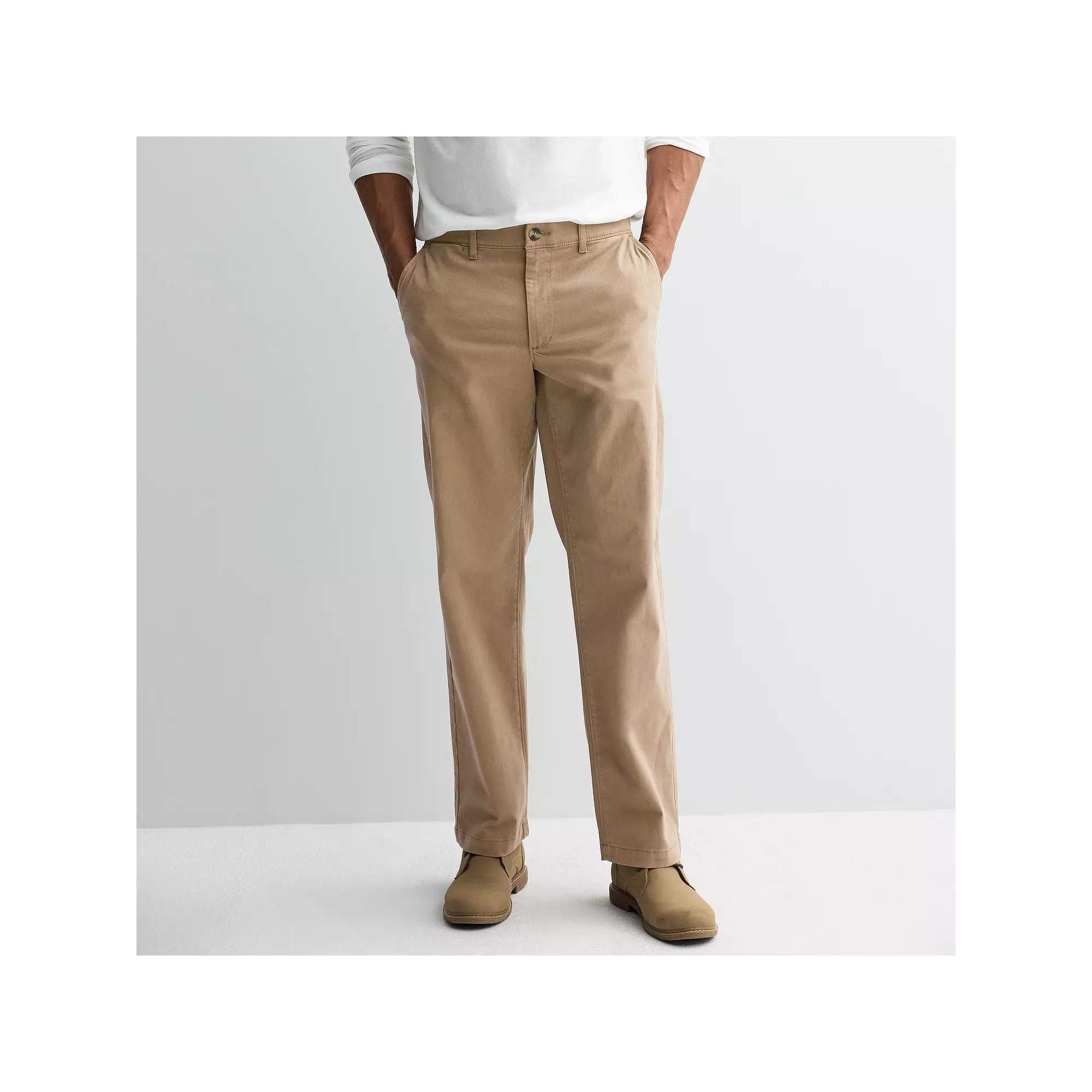 Men's Sonoma Goods For Life® Relaxed Chino Pants, Size: 34X29, Light Green Product Image