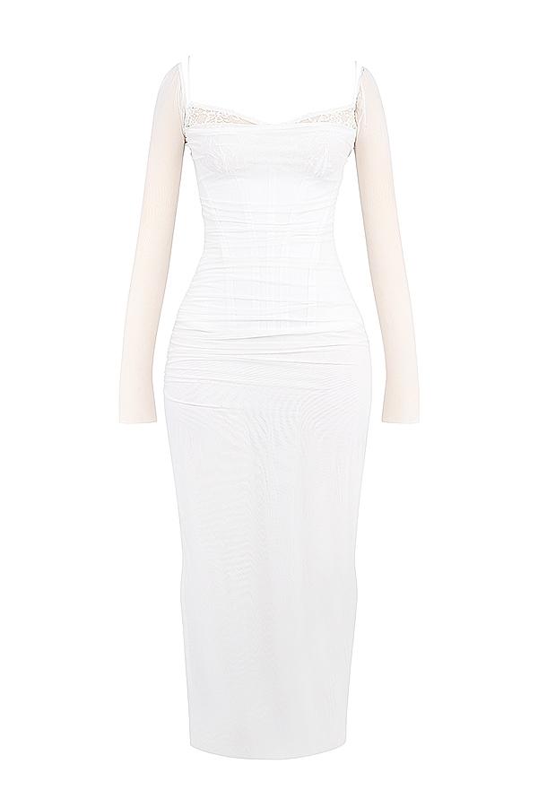 Katarina  white maxi dress Product Image