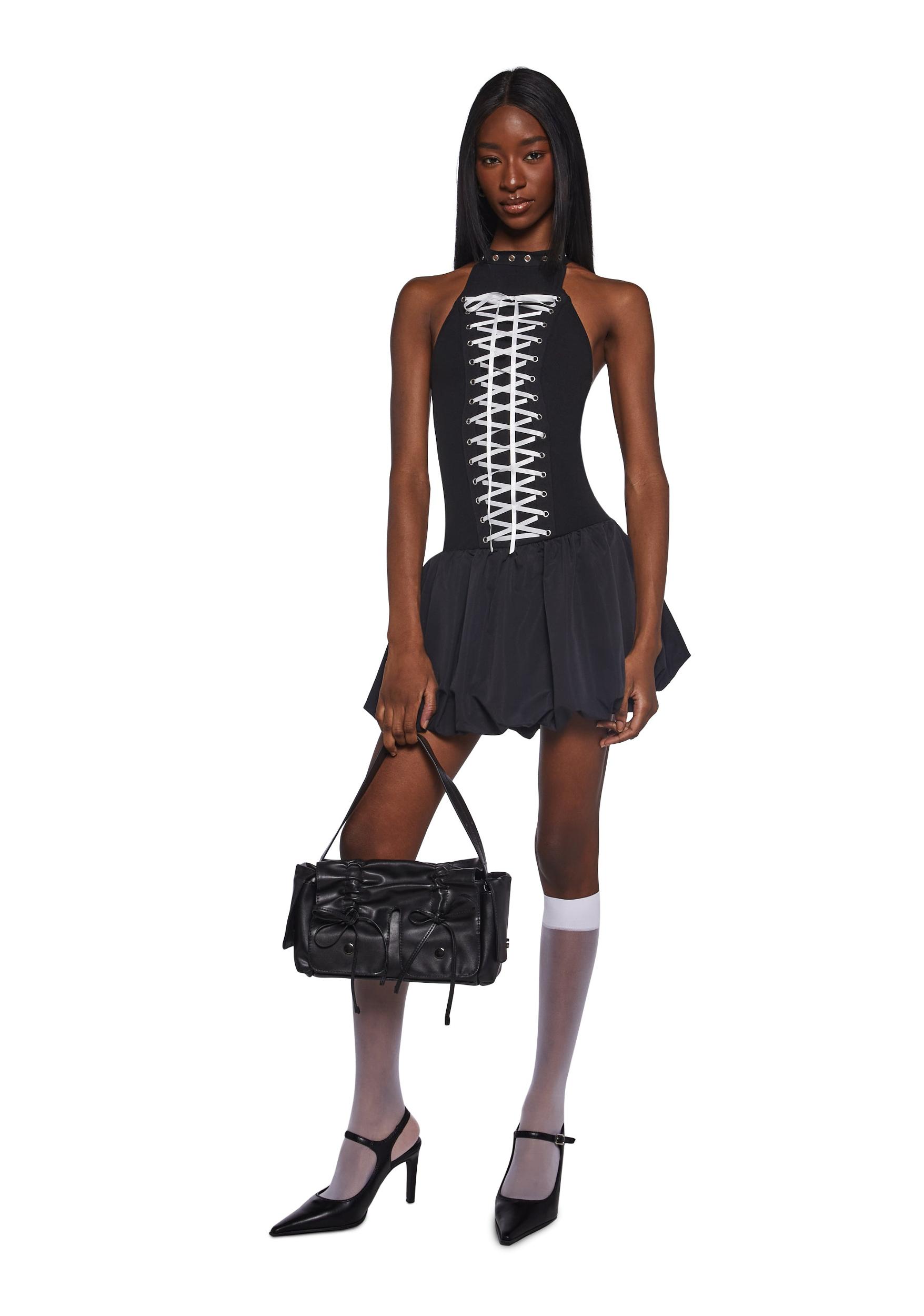 BUBBLE DRESS WITH LACE Product Image