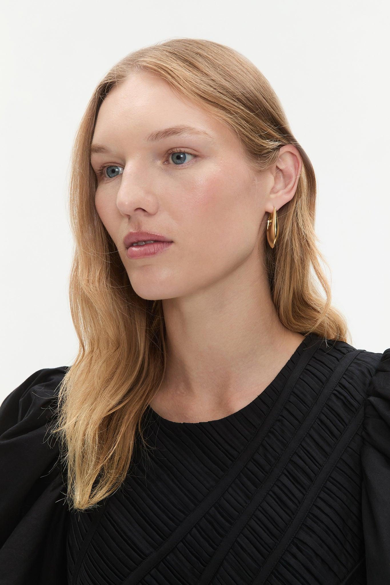 Aqua Large Hoop Product Image