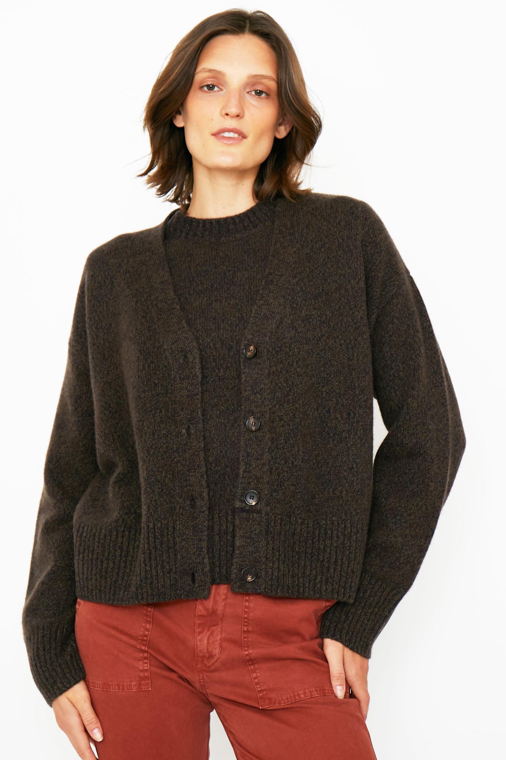 The Cashmere Raffa - Chocolate Marl Product Image