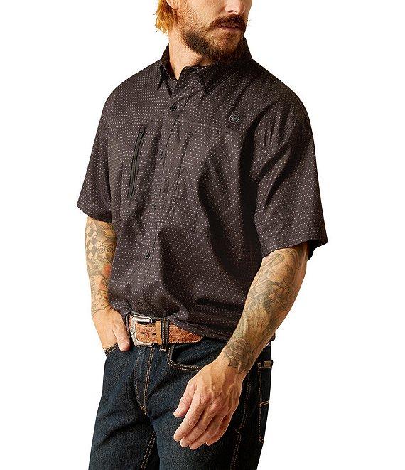 Ariat VentTEK Classic Fit Printed Short Sleeve Woven Shirt Product Image