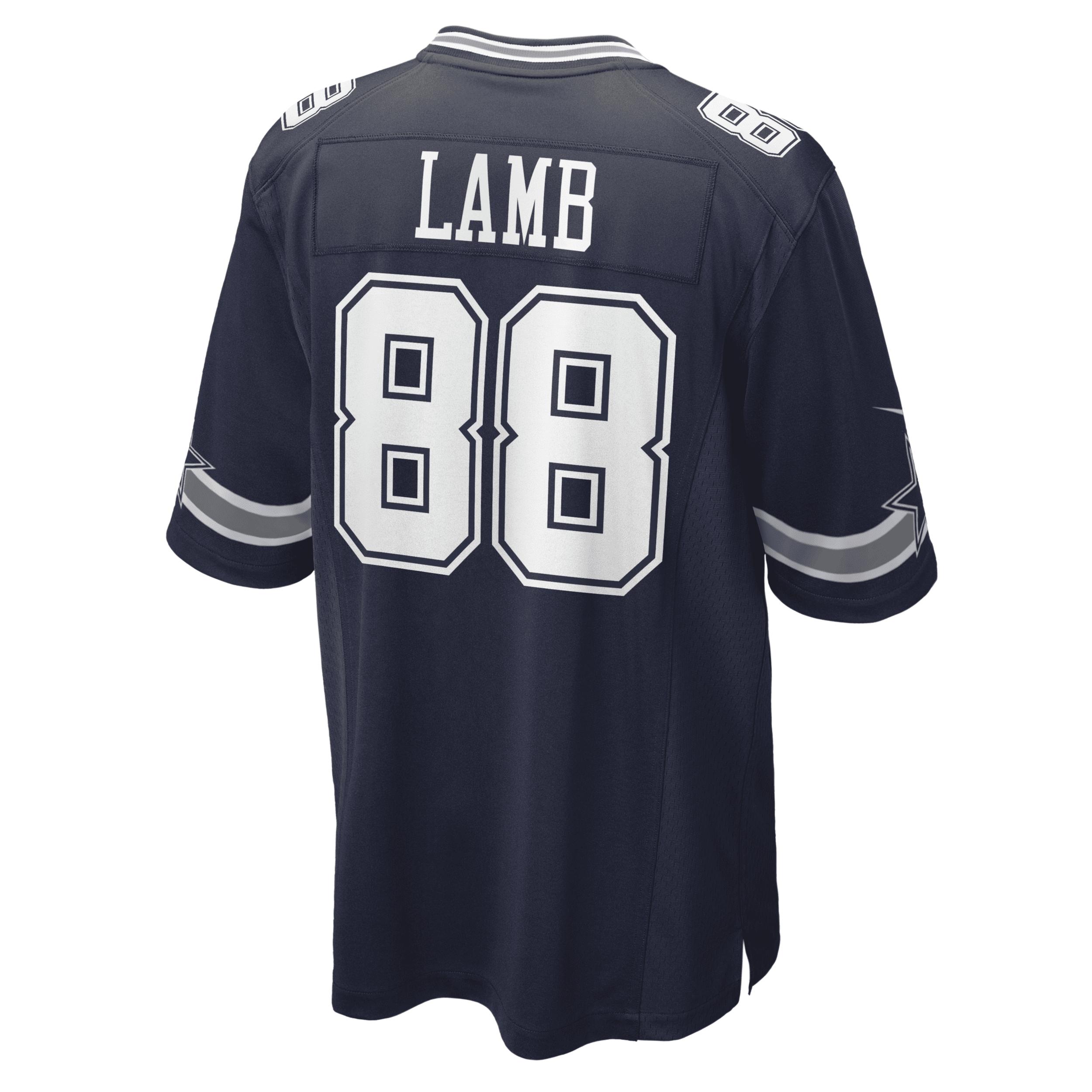 Nike Mens NFL Dallas Cowboys (CeeDee Lamb) Game Football Jersey | 67NM2NG-DC2 Product Image