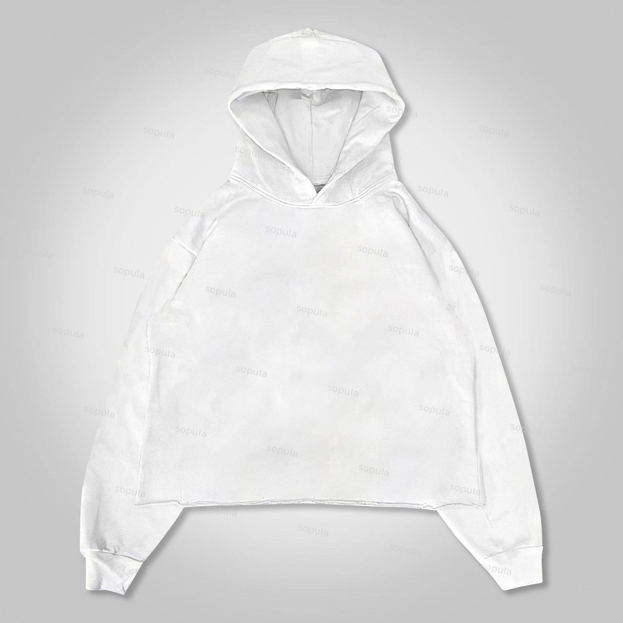 Sopula Vintage Fearless Joker Graphics Cropped Hoodie Product Image