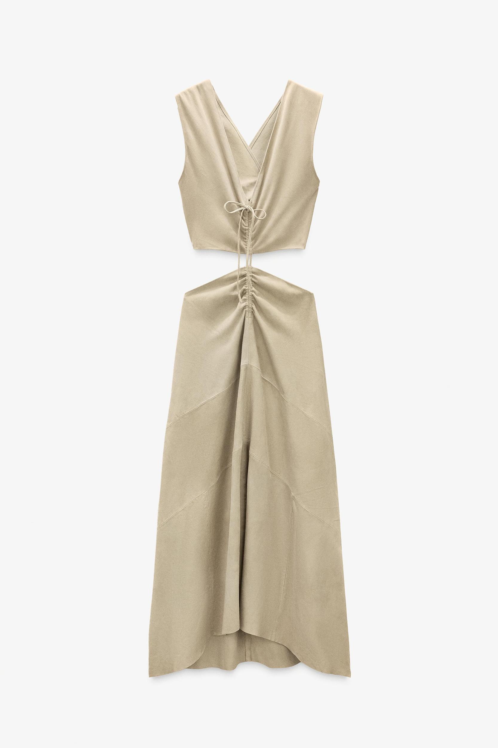 LIMITED EDITION SUEDE CUT-OUT DRESS Product Image