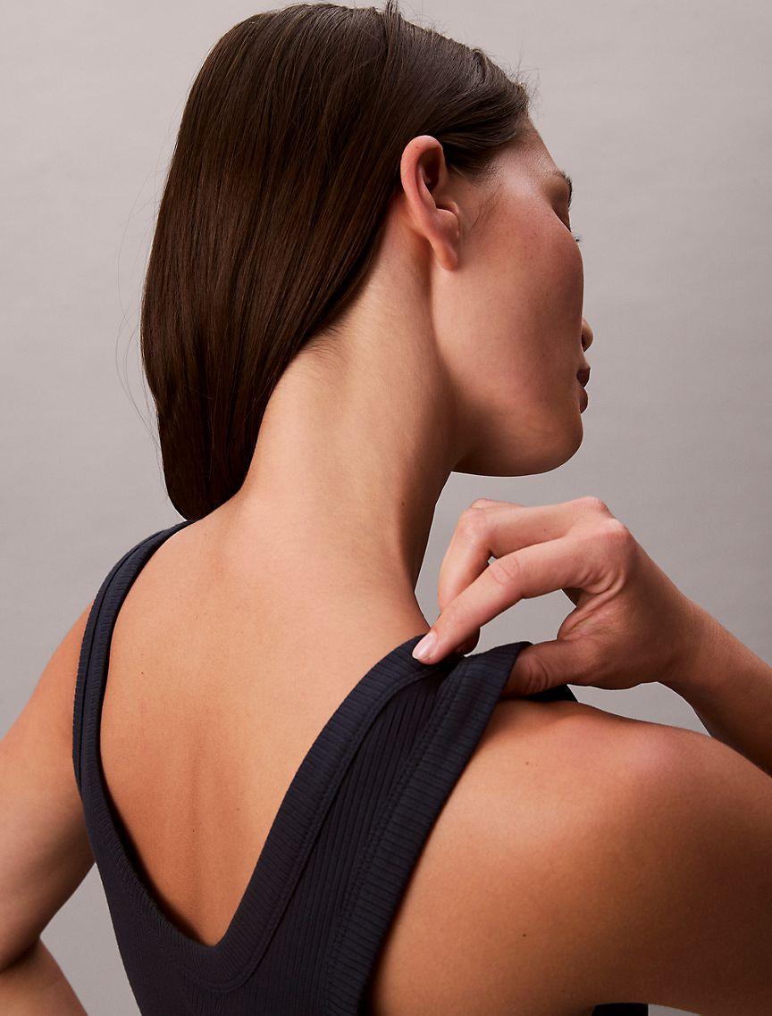 Modal Stretch Monogram Logo Graphic Tank Top  Product Image