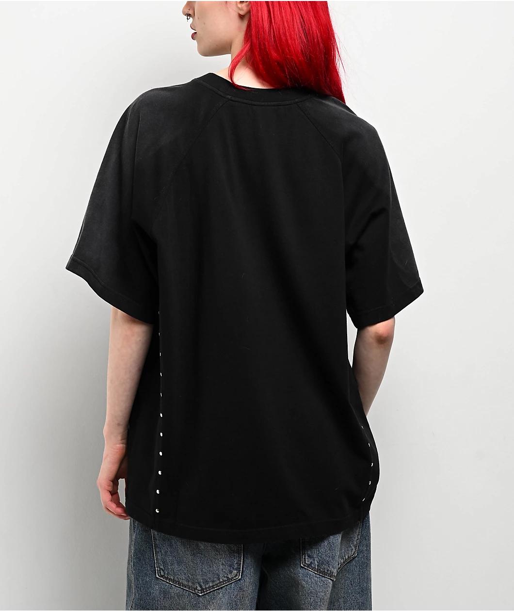 Broken Promises Thunderheart Black Wash T-Shirt Product Image