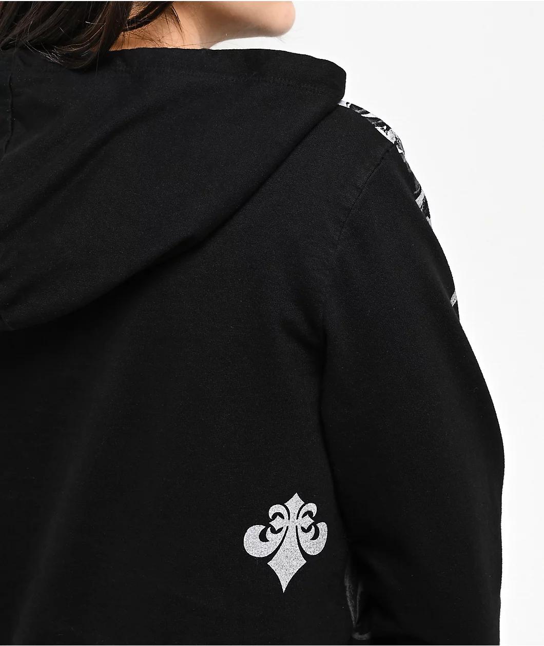 Affliction Skeleton Black Hoodie Product Image