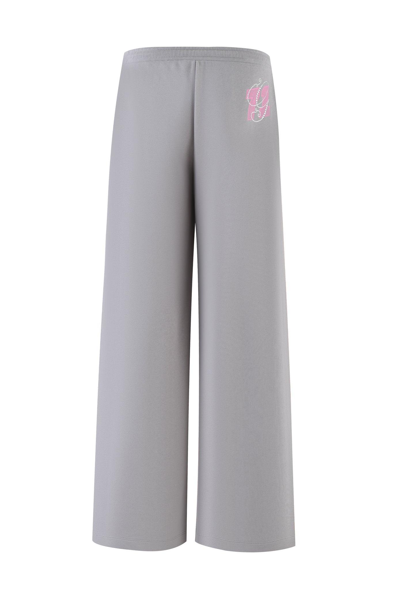 ARLO TRACK PANT - GREY : PINK Product Image
