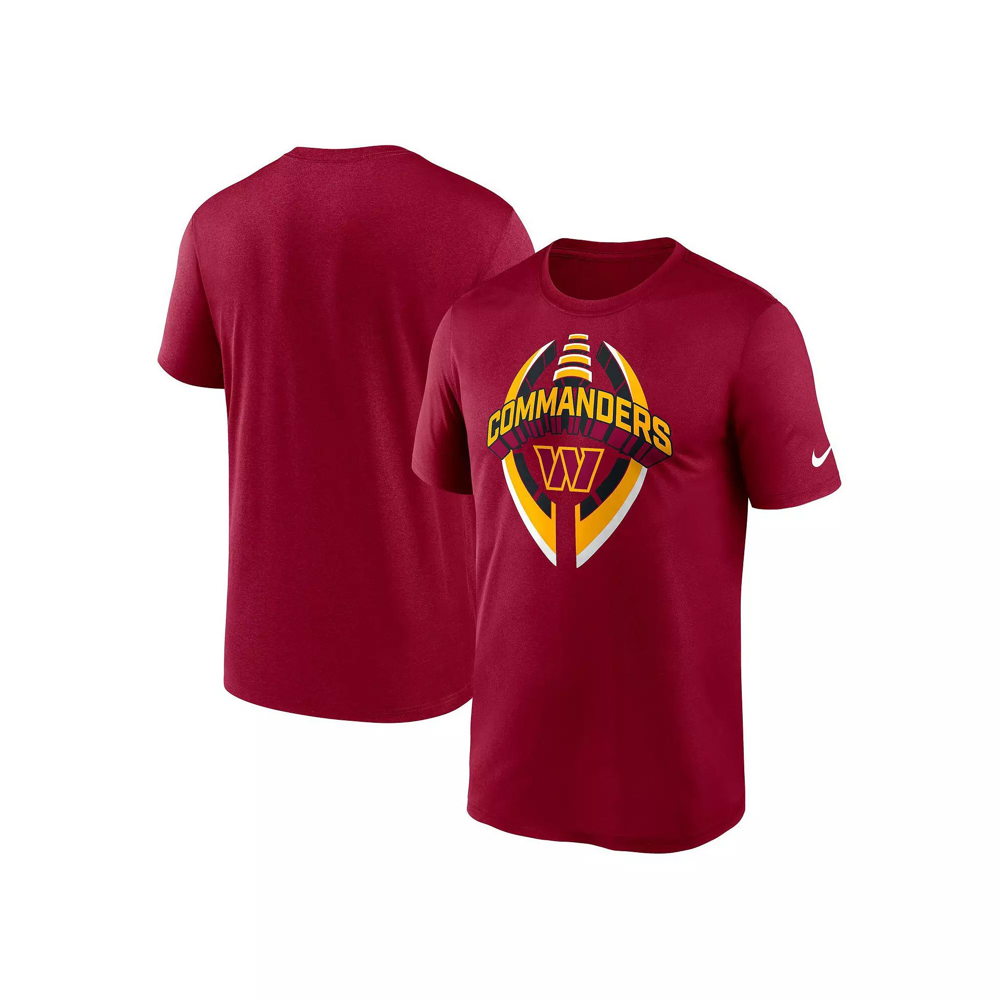 Men's Nike Burgundy Washington Commanders Legend Icon Performance T-Shirt,  Product Image