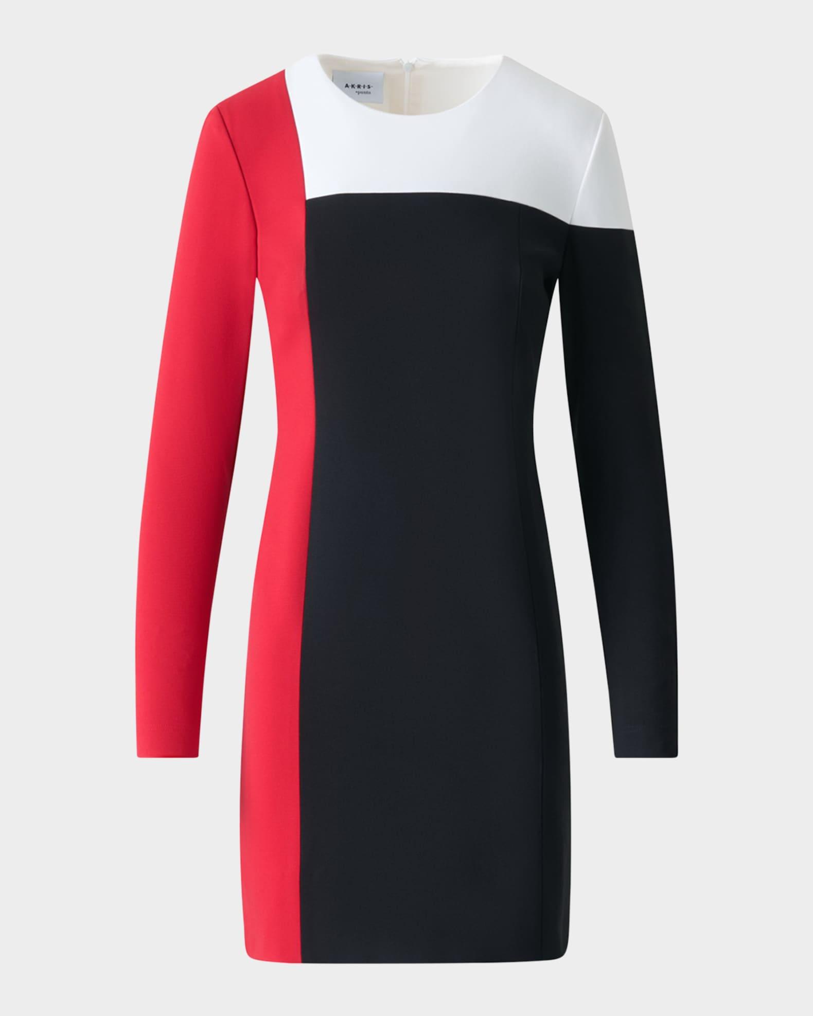 Colorblock Signature Viscose Stretch Jersey Mini Dress Product Image