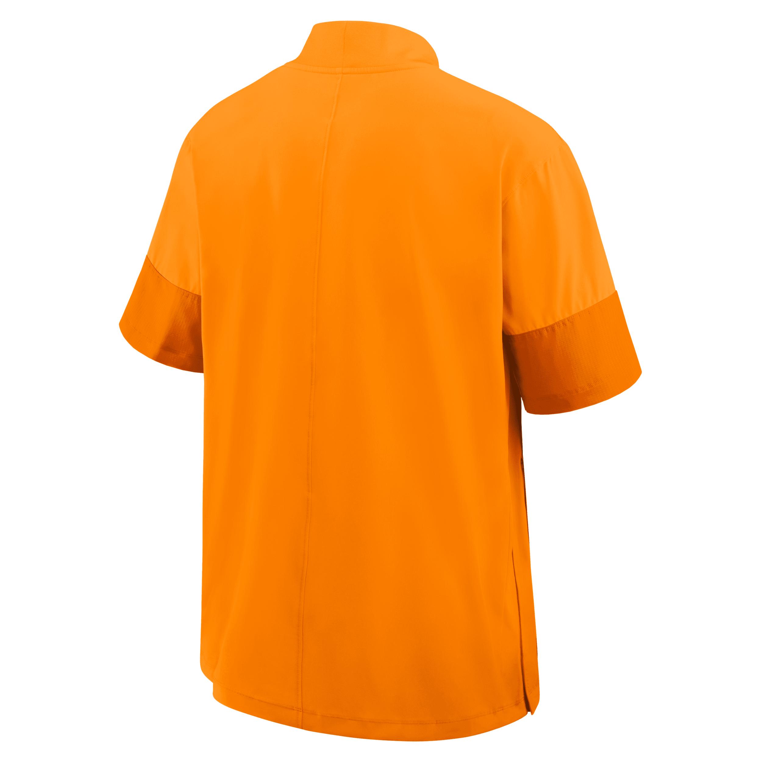 Tennessee Sideline Coach Nike Mens College 1/2-Zip Short-Sleeve Jacket | 03BO0DEYUTN-6XU Product Image
