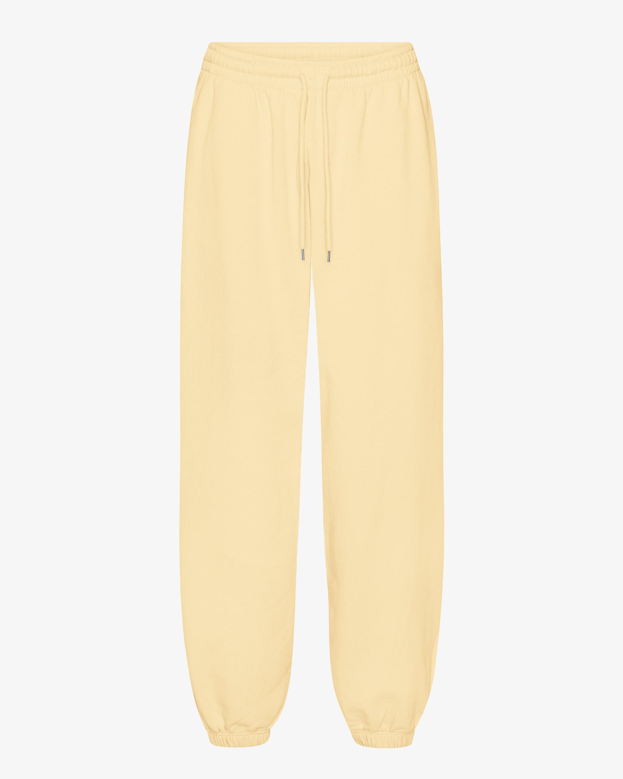 Organic Relaxed Sweatpants - Soft Yellow Product Image