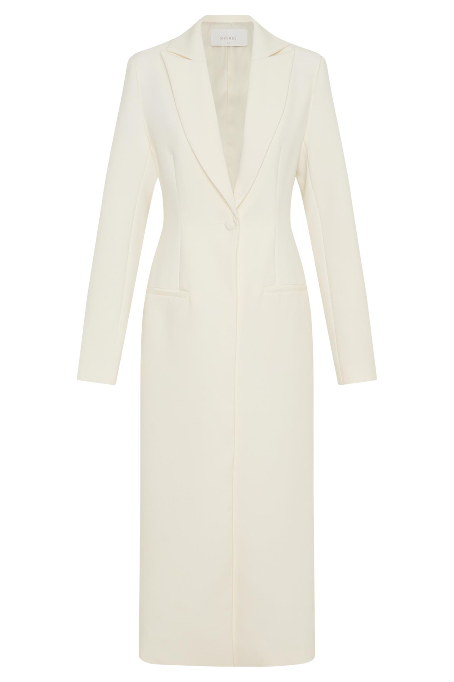 Caviar Suiting Coat - Ivory Product Image