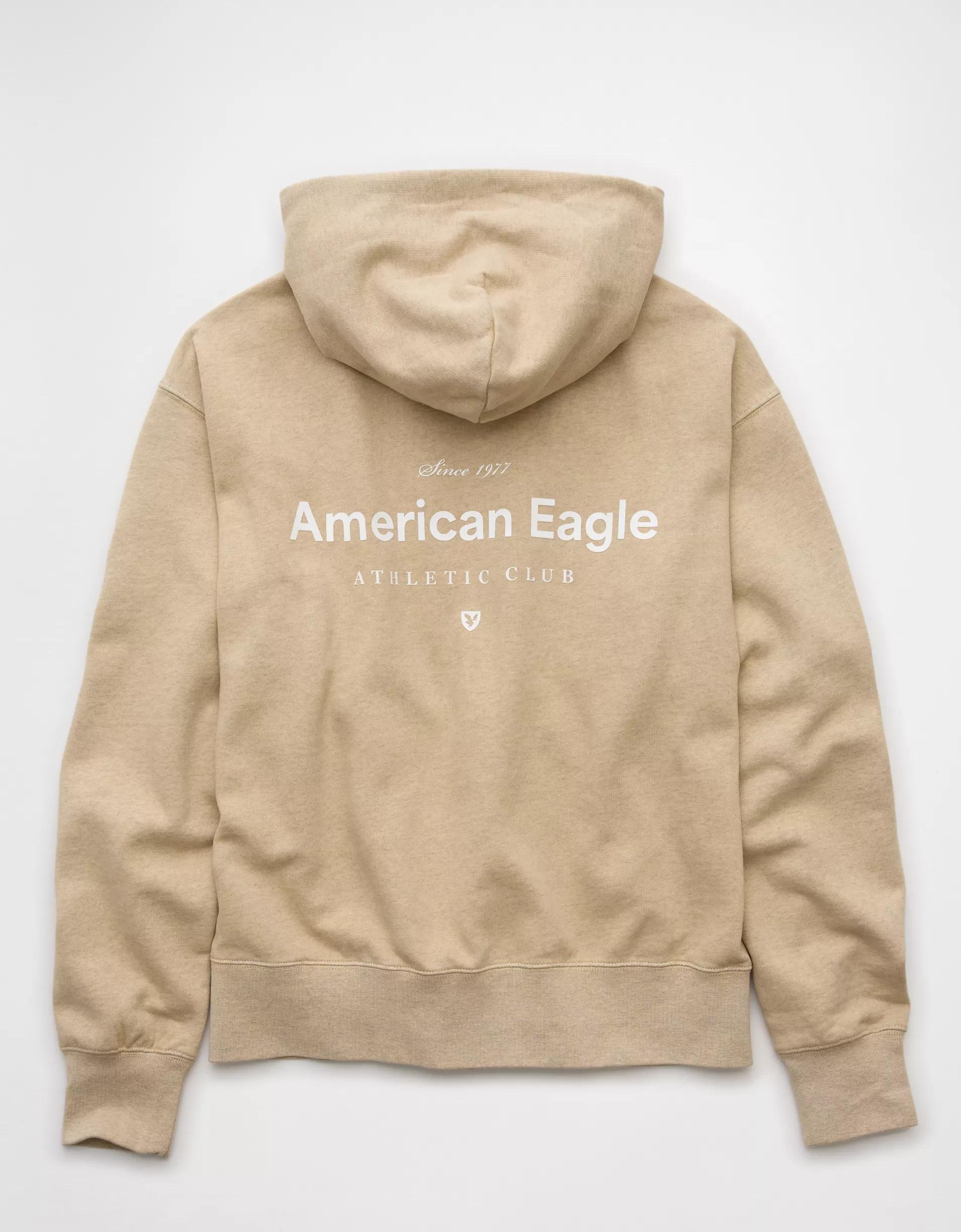 AE Laidback Luxe Heavyweight Logo Hoodie Product Image